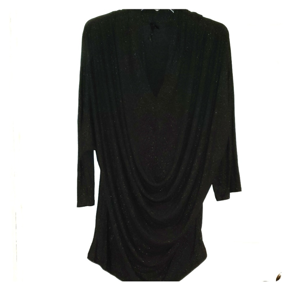 Black/Gold speekled Top